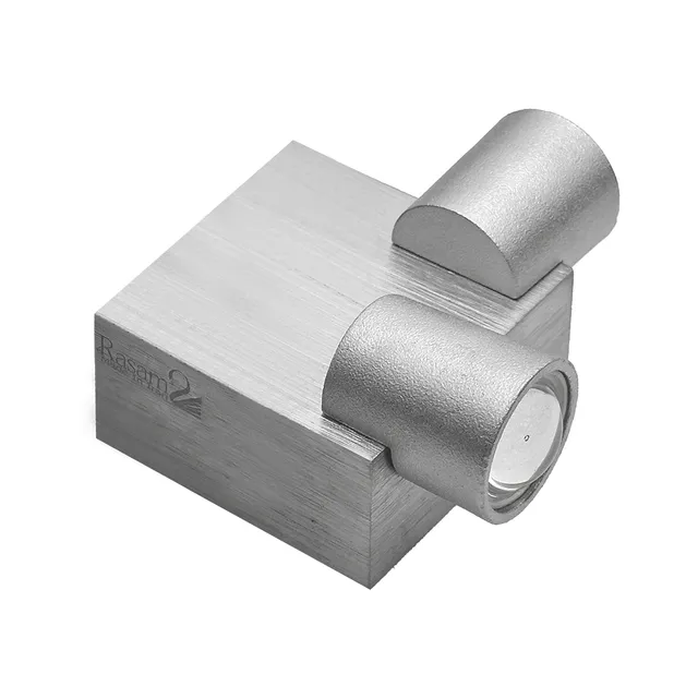 نمای 5 دکوراتیو مربع 90 درجه لنز محدب دو طرفه(RL203-2)