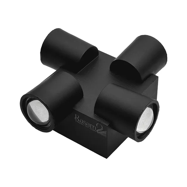 نمای 4 دکوراتیو مربع 90 درجه لنز محدب چهار طرفه(RL203-4)