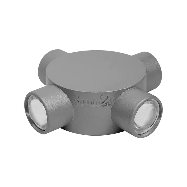 نمای 4 دکوراتیو گرد لوله کوتاه لنز محدب چهار طرفه (RL204-4)