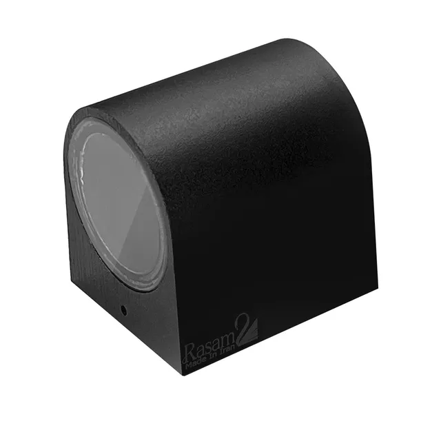 نمای 4 دکوراتیو منحنی یک طرفه لامپ خور(RL208-1CR)
