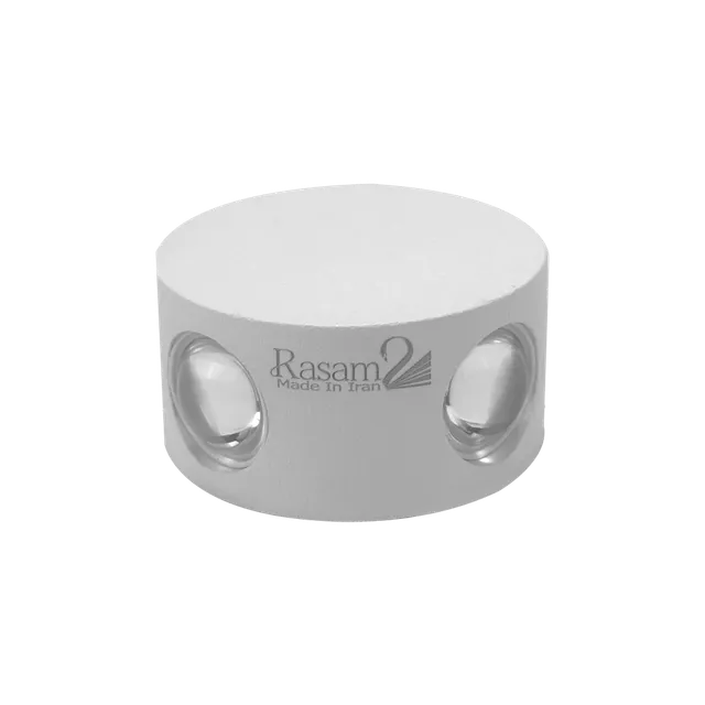 نمای 4 دکوراتیو گرد چهارطرفه لنز محدب (RL205-4)