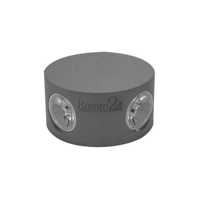 نمای 4 دکوراتیو گرد چهارطرفه لنز تخت (RL205-4)