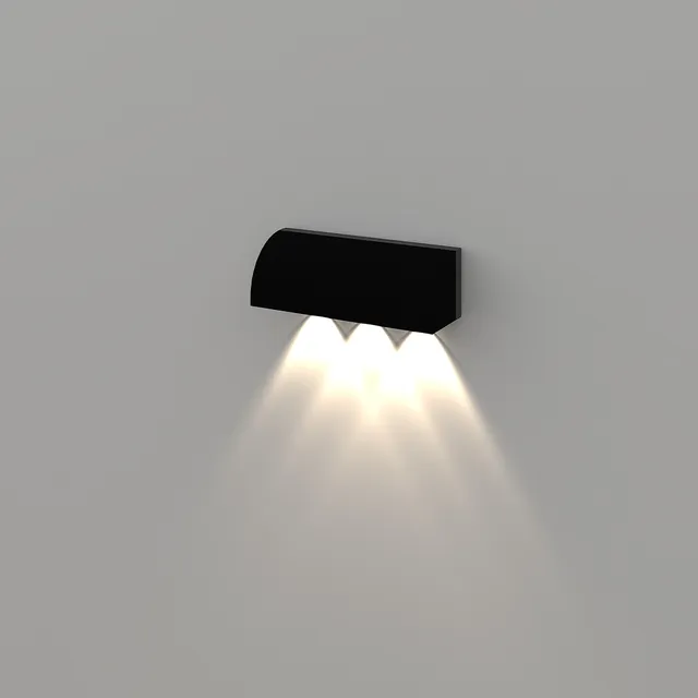 نمای 2 چراغ دکوراتیو یک‌طرفه کد 212 سه وات(RL212-3)