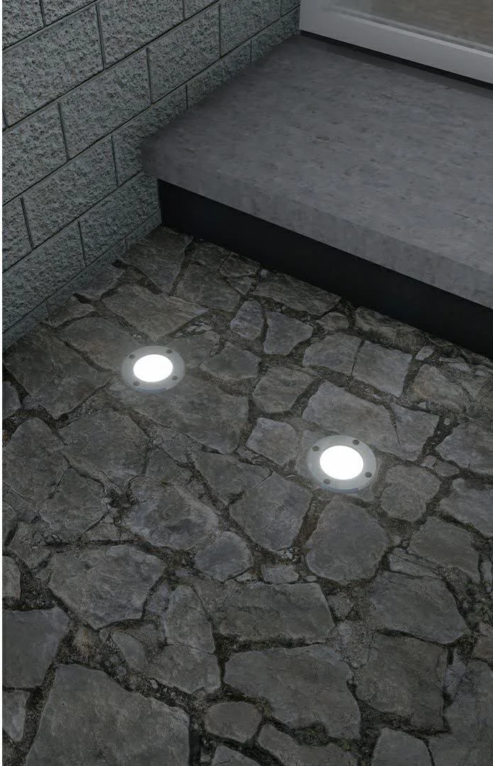 دفنی گرد رویه استیل 3 وات (RL103)